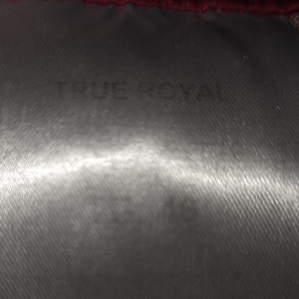 True Royal Ombre Brocade Pants Red Orange Flame Print Pants - Picture 13 of 13
